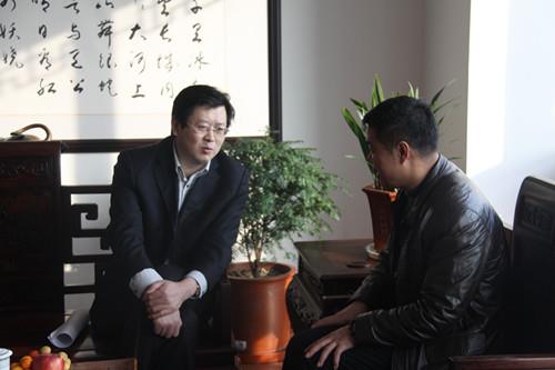 2012年1月12日，城阳区委常委、组织部长王泽旭来公司视察工作